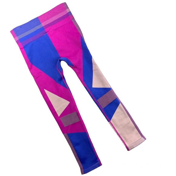 NIKE Sculpt Icon Clash Leggings 7/8 Seamless Training Colorblock Womens Medium - Picture 9 of 9